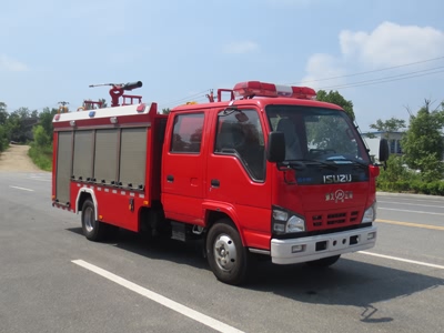 国六 2吨五十铃泡沫消防车